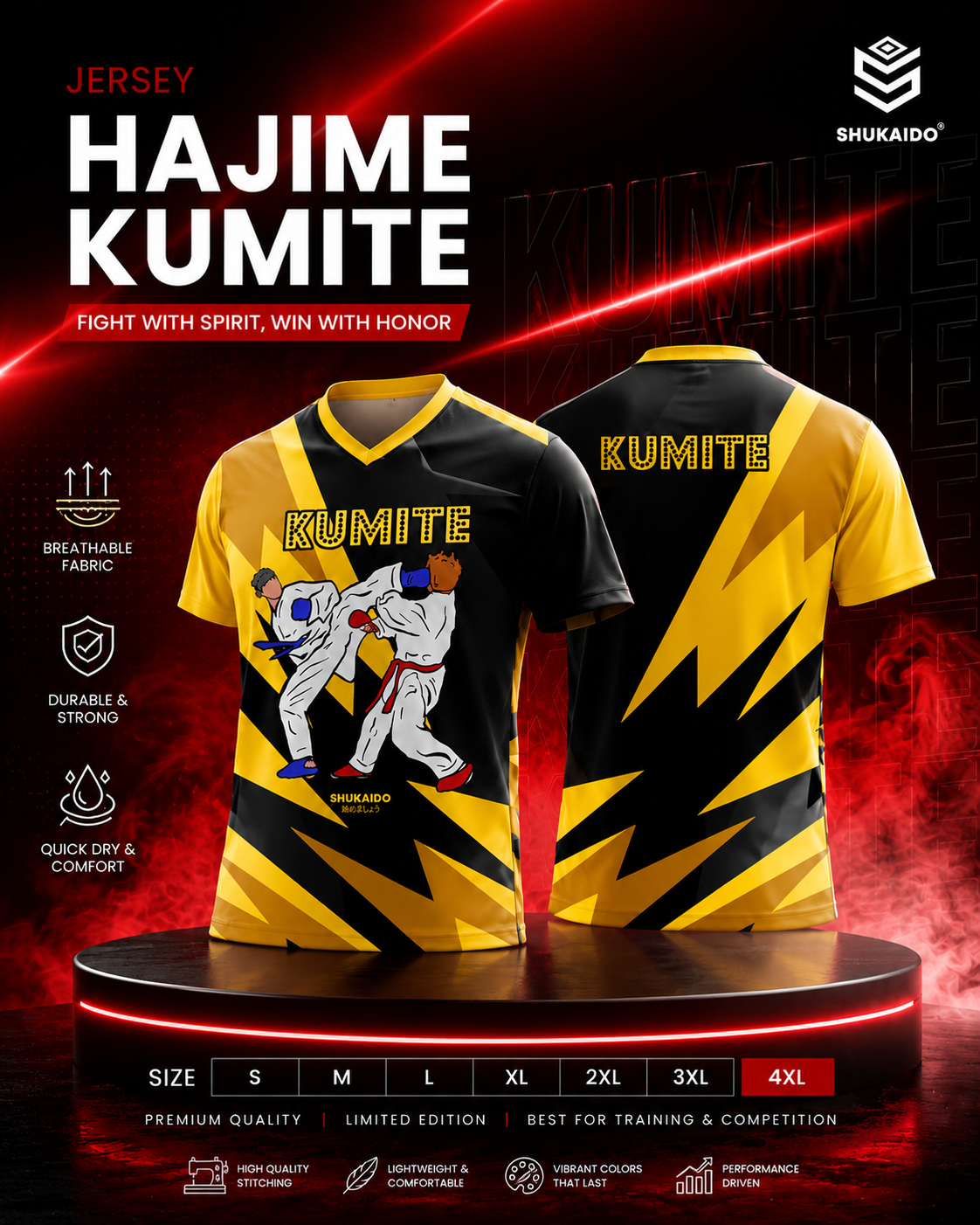 JERSEY HAJIME KUMITE PREMIUM UNISEX