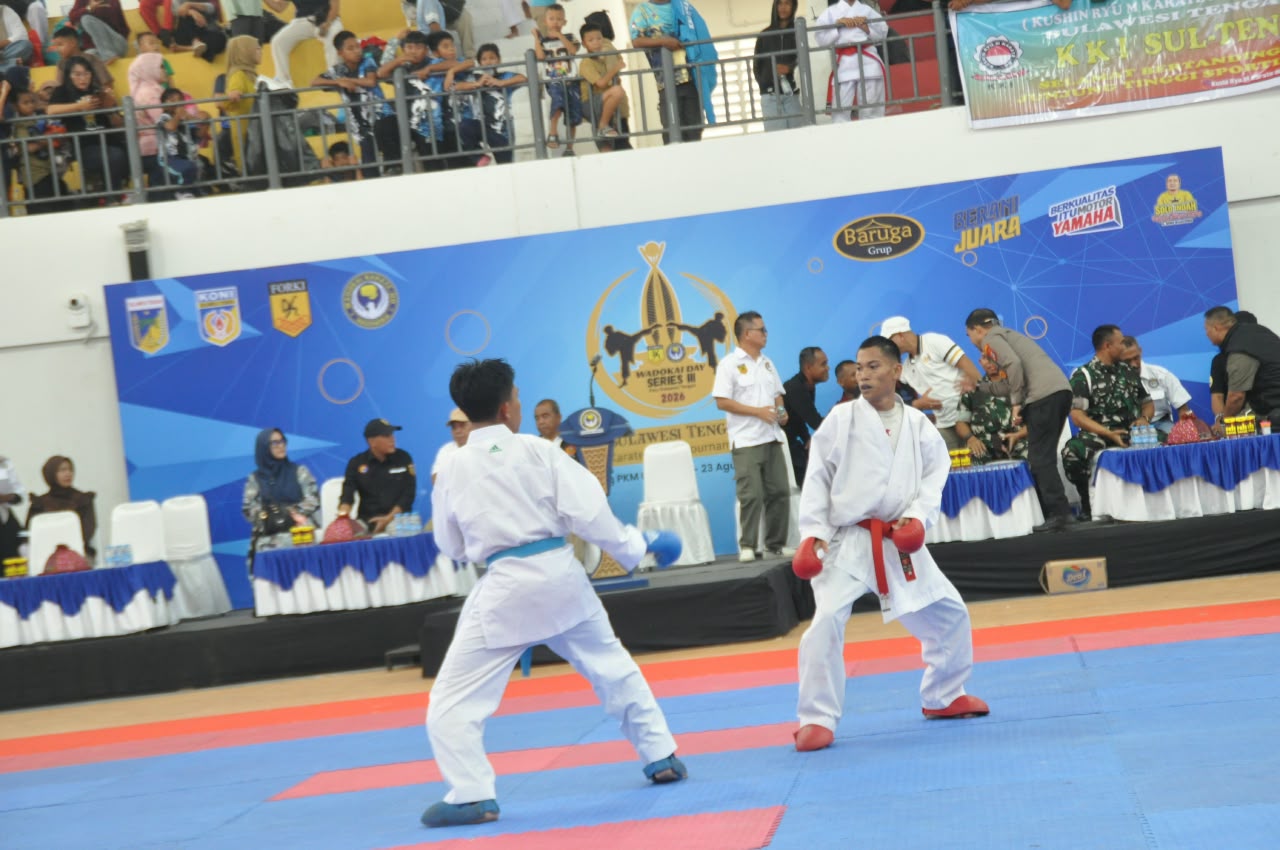 Wadokai Day Karate Tournament Series III 2026 Digelar di Palu