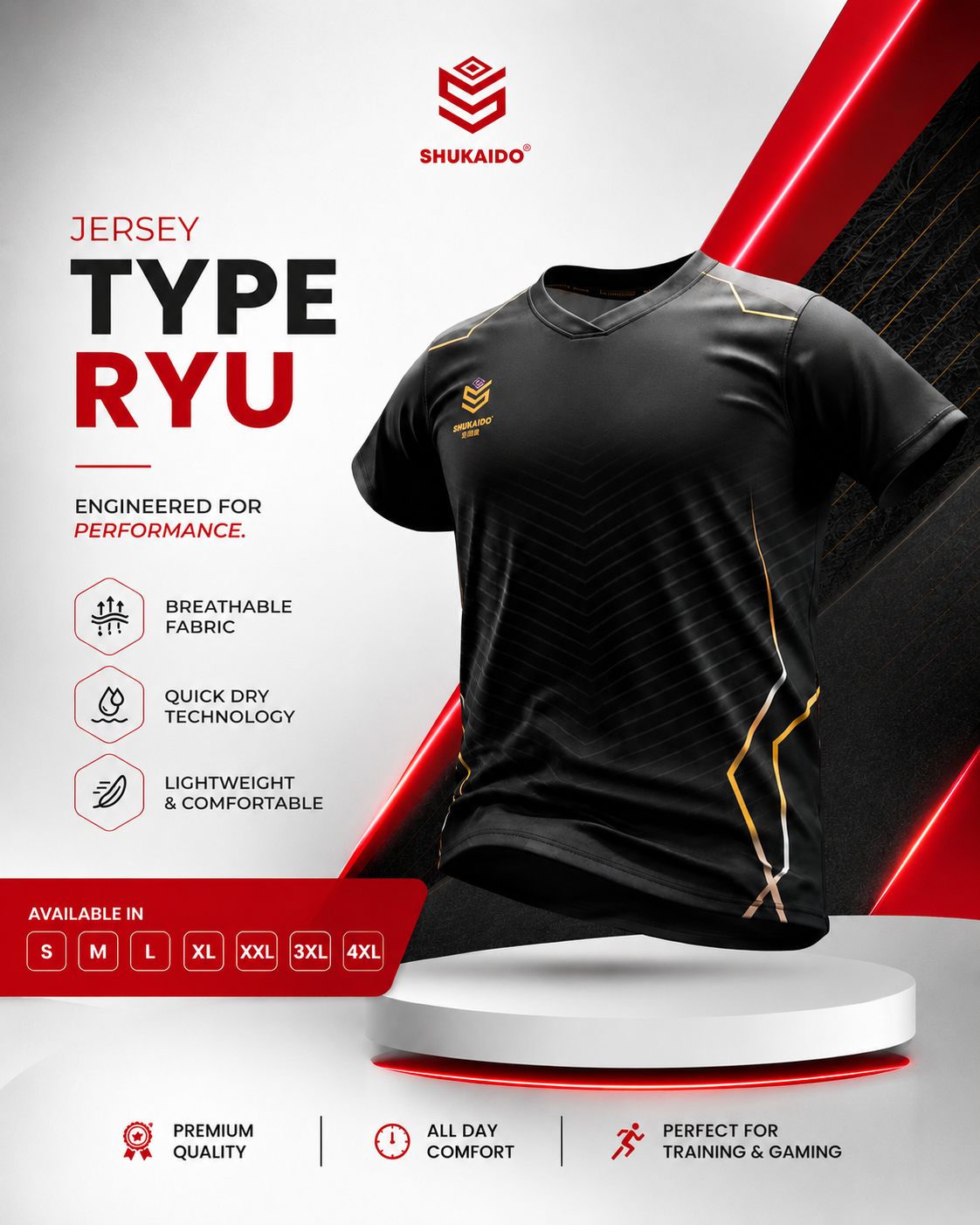 JERSEY RYU PREMIUM UNISEX