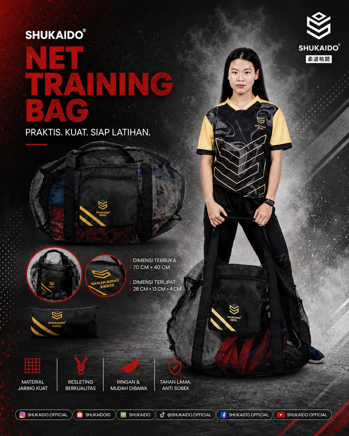 TAS JARING MULTIFUNGSI SHUKAIDO