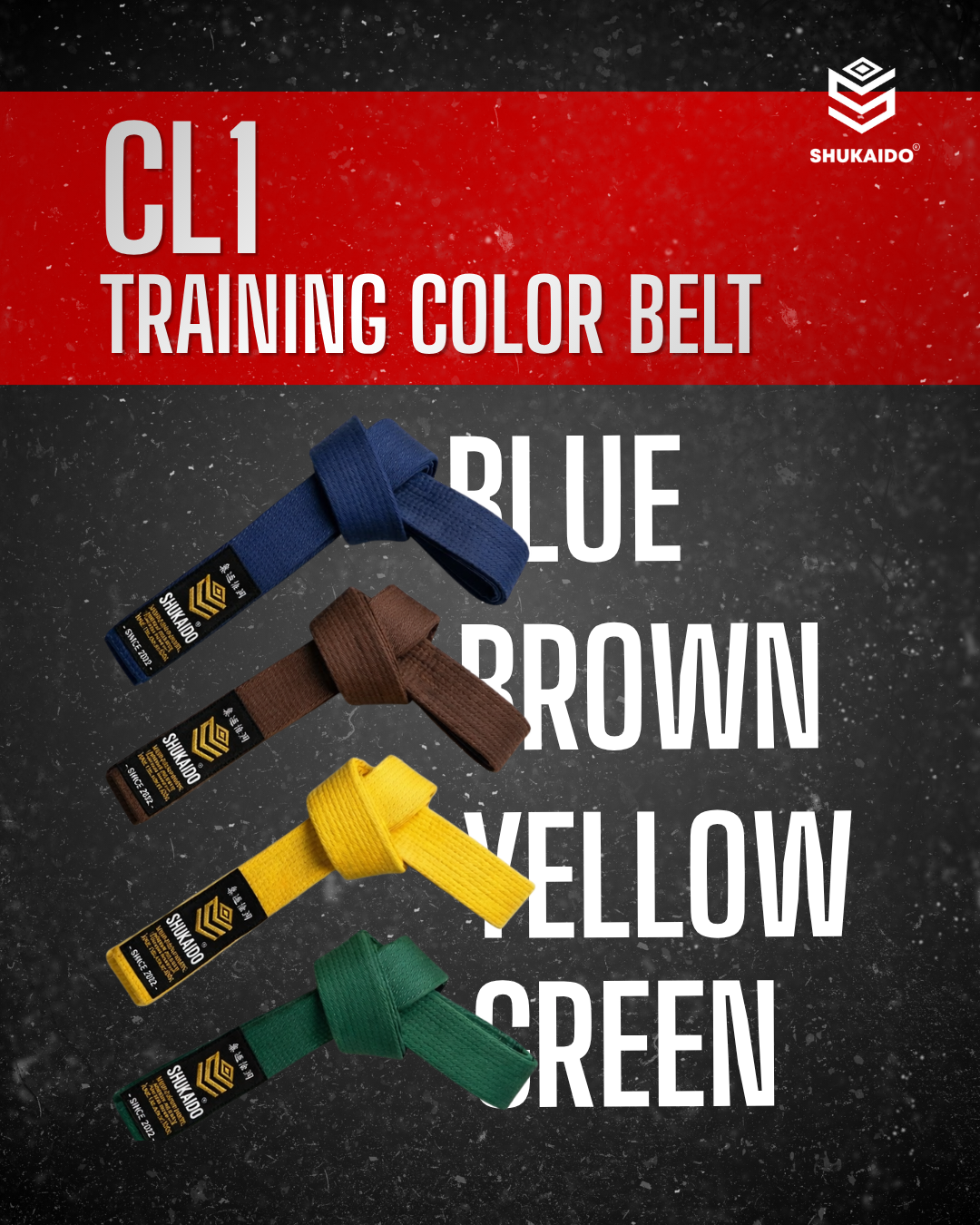 CL1 BELT TRAINING / SABUK LATIHAN PREMIUM SHUKAIDO