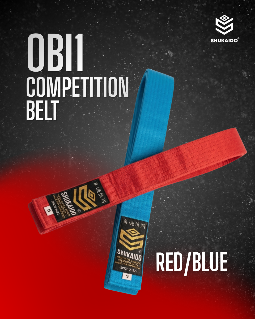 OBI1 BELT TRAINING / SABUK LATIHAN PREMIUM SHUKAIDO