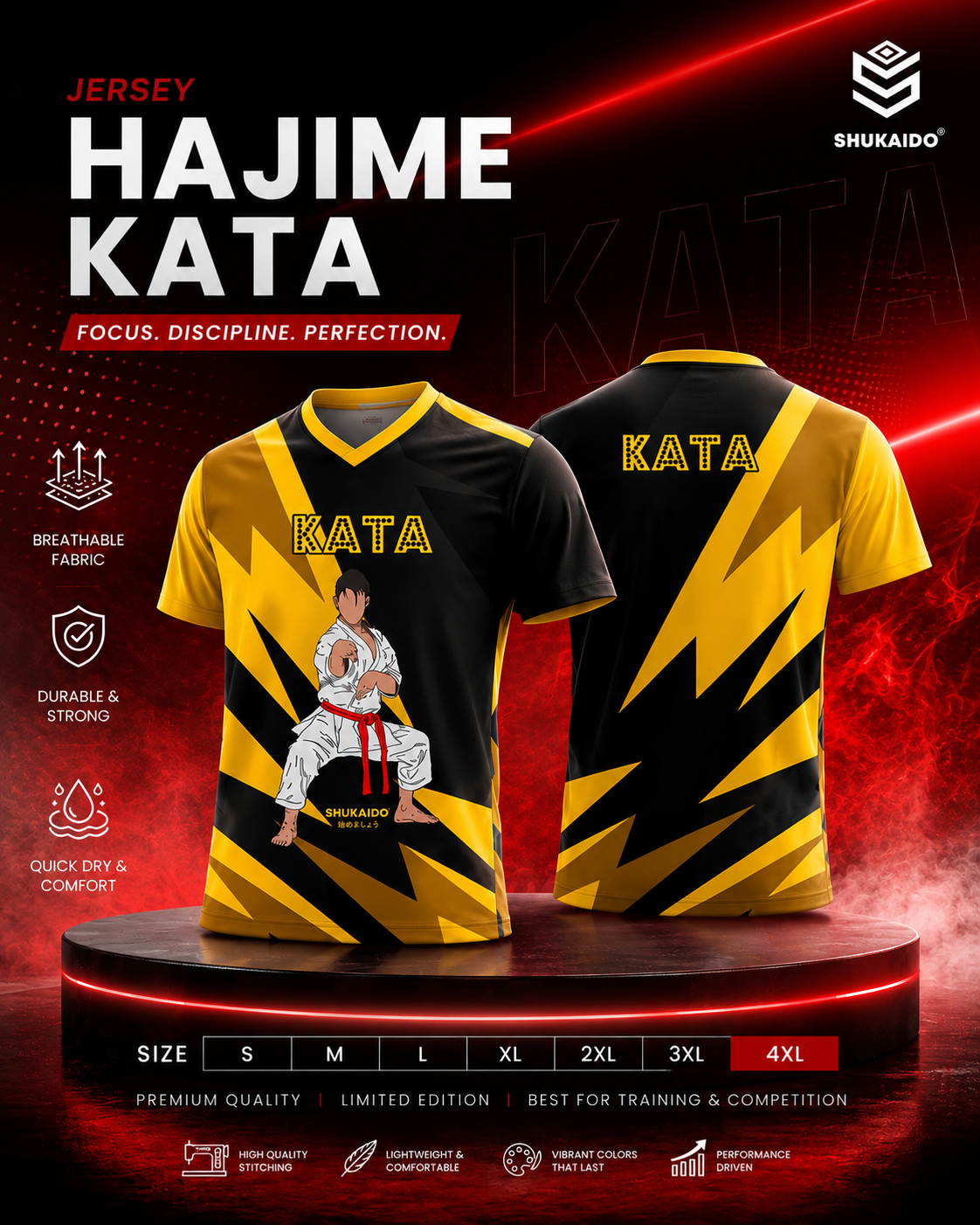 JERSEY HAJIME KATA PREMIUM UNISEX