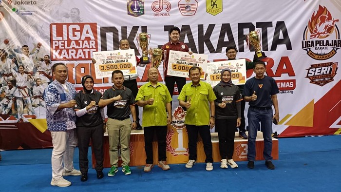 Gaspol! INKAI DKI Jakarta Sabet Juara Umum Seri 1 Liga Pelajar Karate 2026
