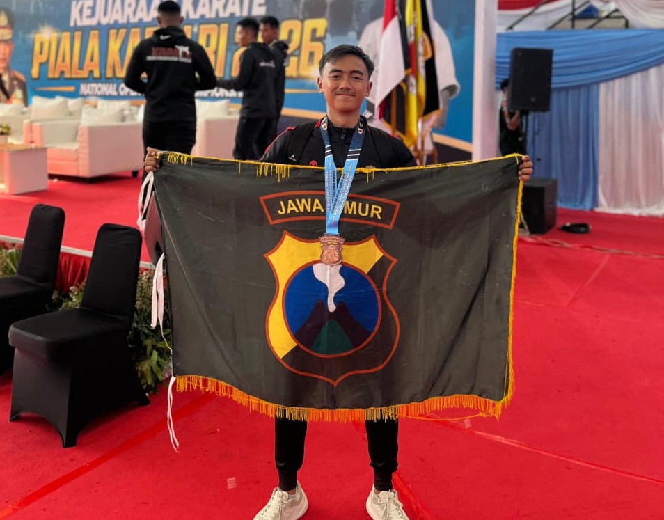 Yuk Kenalan sama Bripda Ardan, Polisi yang Juga Atlet Muda Karate Asal Trenggalek