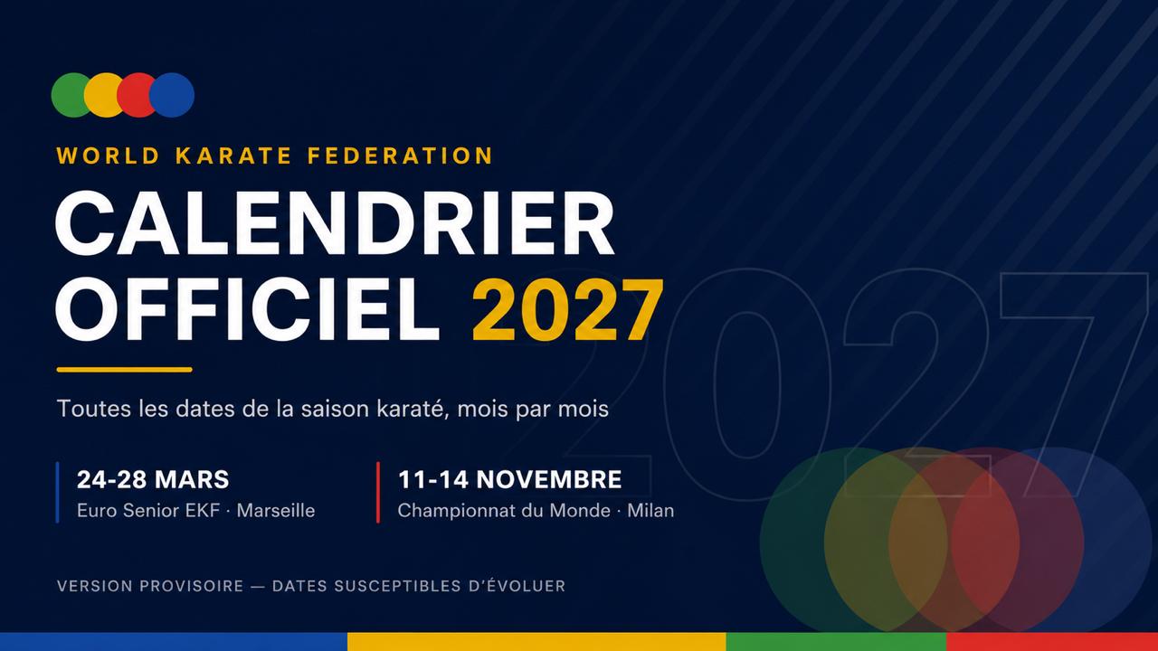 Musim 2027 Menanti Karateka, Ini Jadwal Lengkap Ajang Karate Dunia